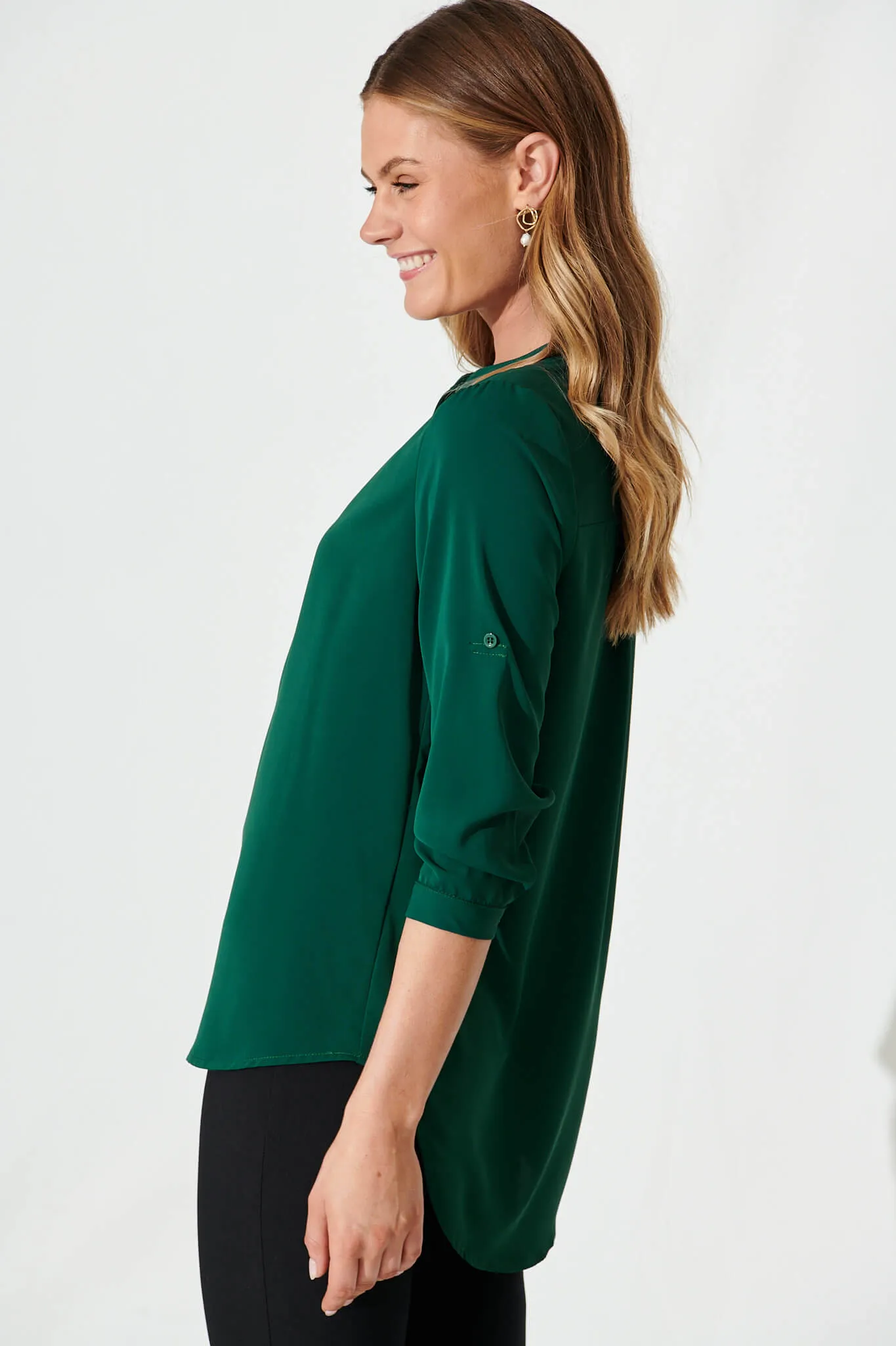 Emerald Green Blouse