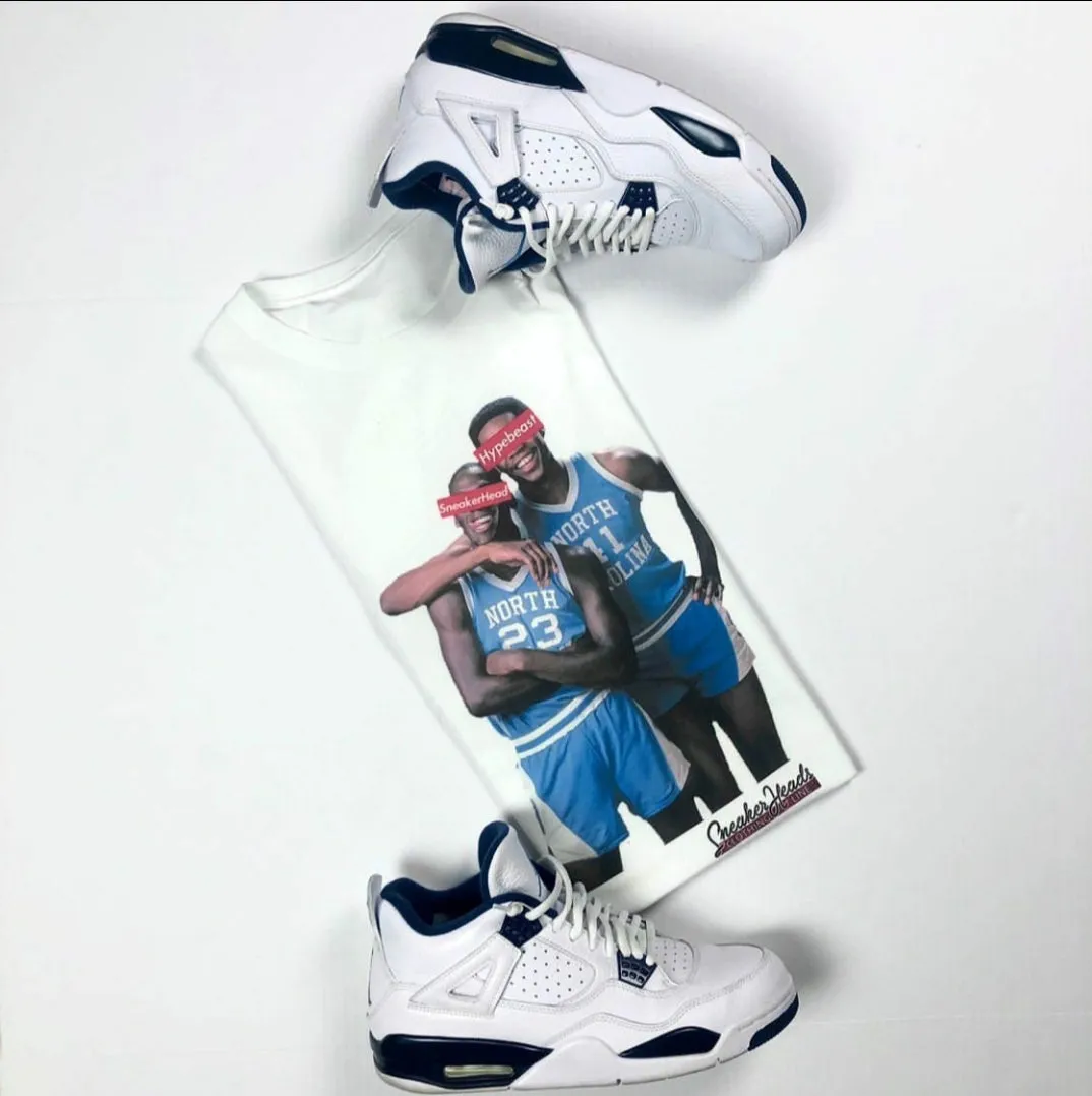 Exclusive "SNEAKERHEAD vs HYPEBEAST (UNC)" LE Shirt