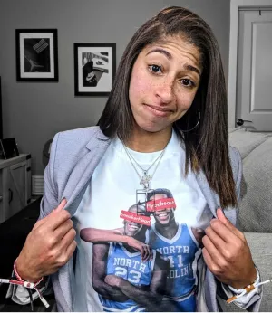 Exclusive "SNEAKERHEAD vs HYPEBEAST (UNC)" LE Shirt
