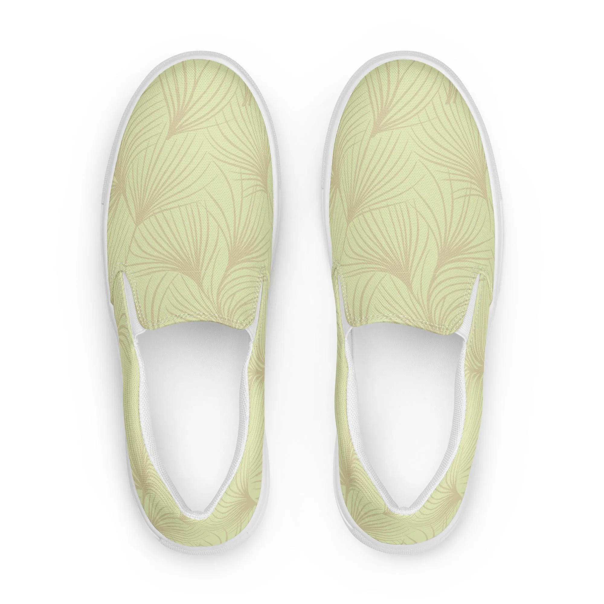 Fern Foliage - Women’s slip-on sneakers