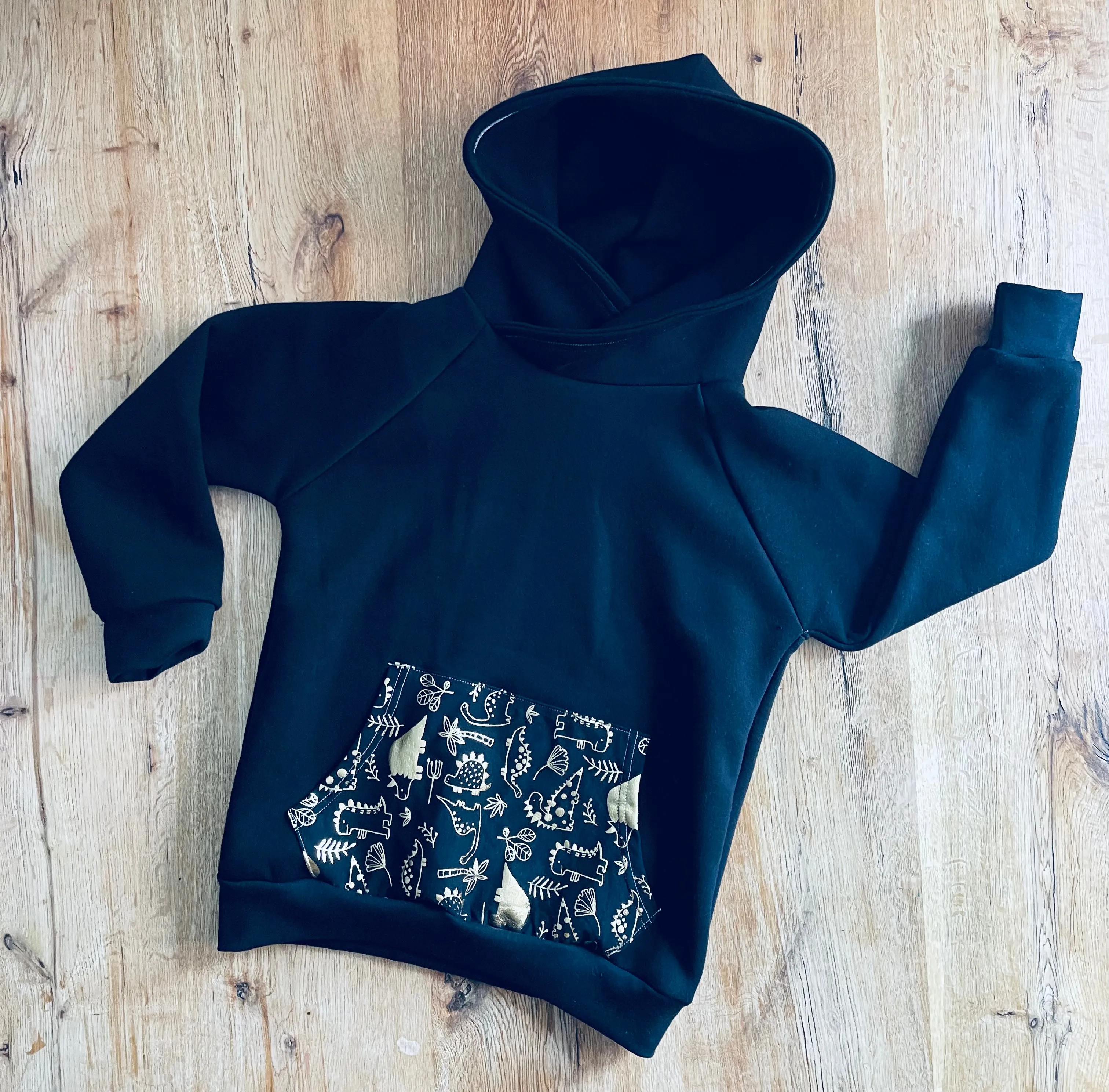 Foil Dinosaurs Hoodie - Age 9