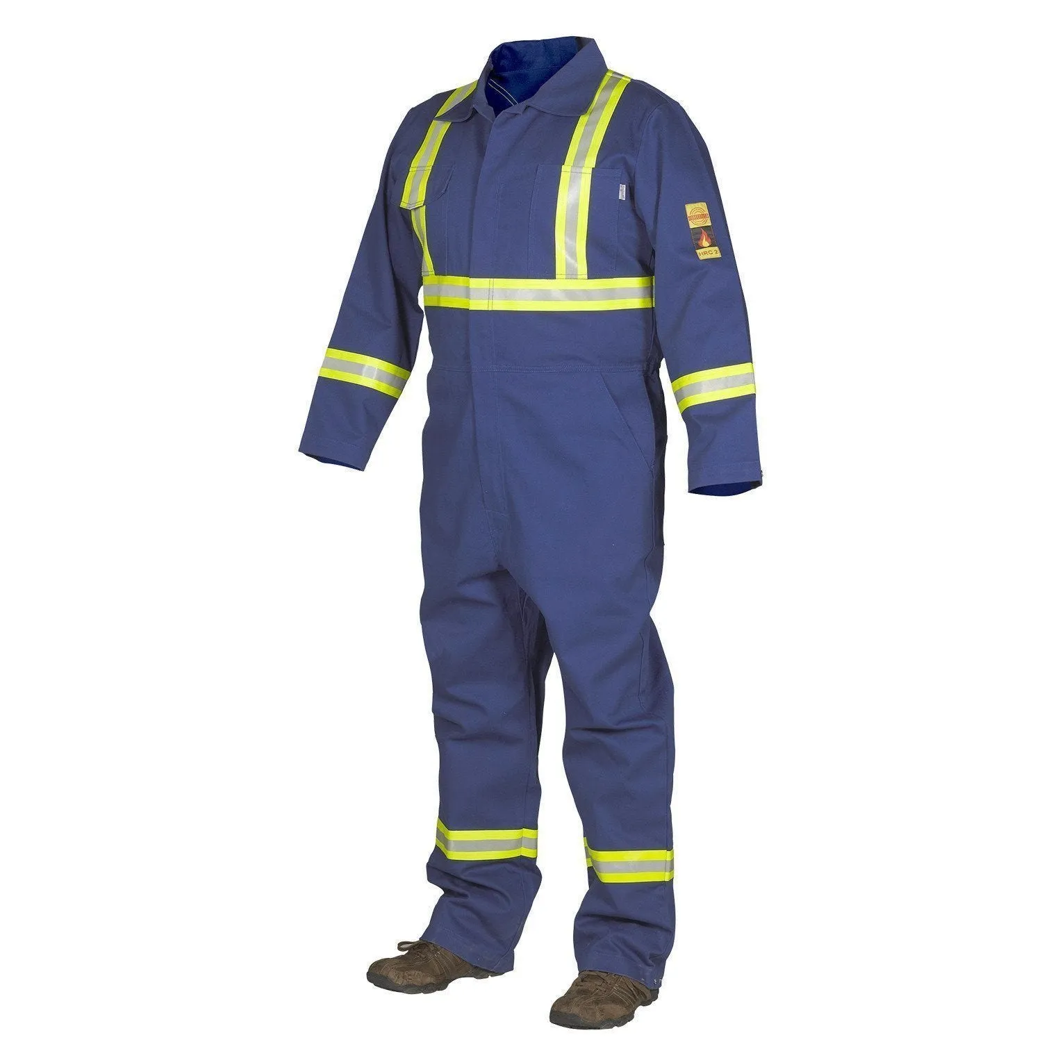 FR Treated 100% Cotton Coverall with Reflective Tape