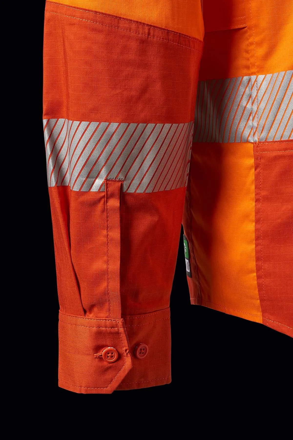 FXD LSH-2T Stretch Taped Hi Vis Long Sleeve Work Shirt