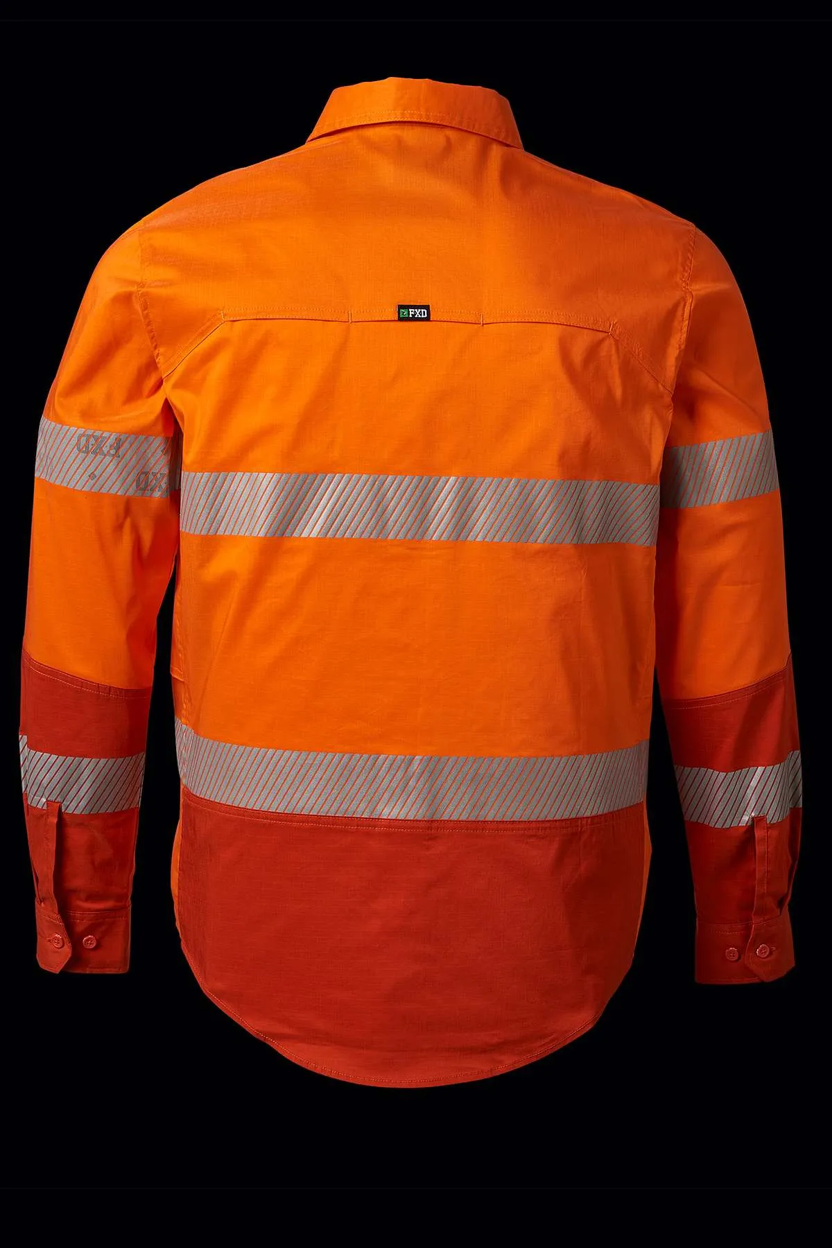 FXD LSH-2T Stretch Taped Hi Vis Long Sleeve Work Shirt