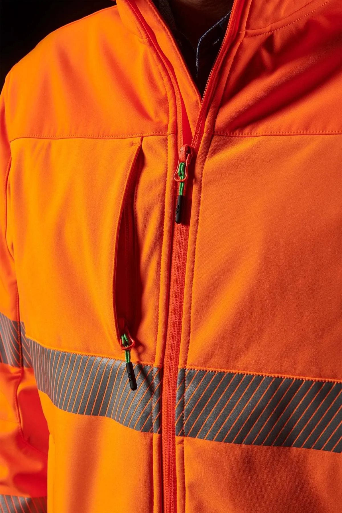 FXD WO-3T Hi Vis Soft Shell Work Jacket
