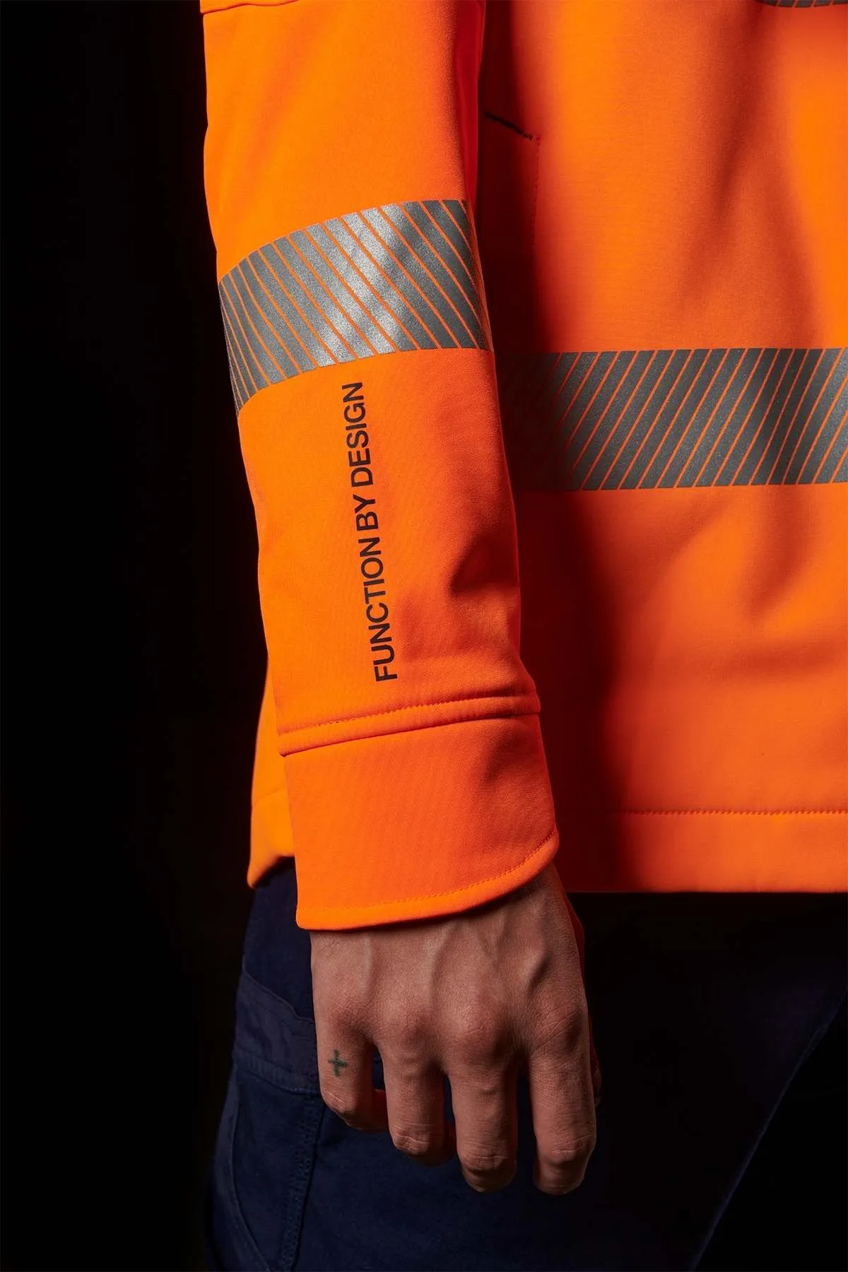 FXD WO-3T Hi Vis Soft Shell Work Jacket