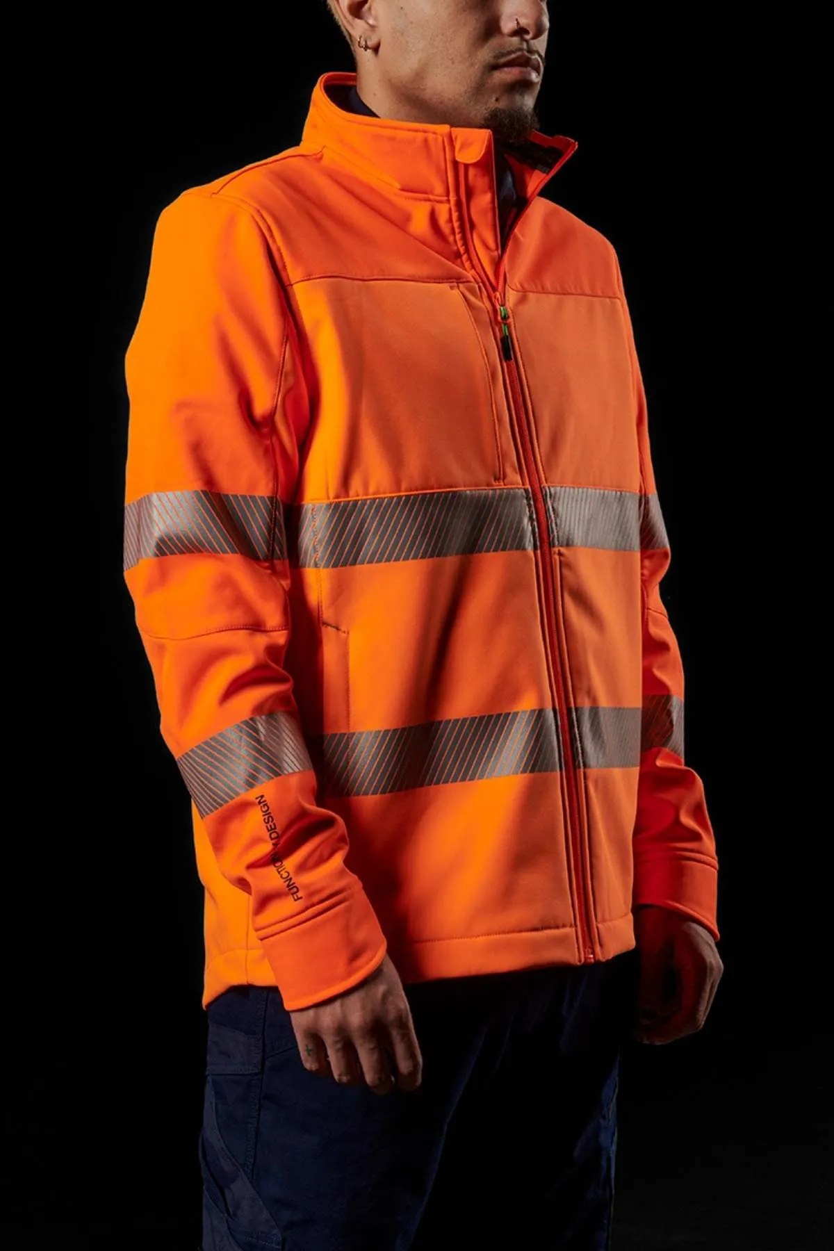 FXD WO-3T Hi Vis Soft Shell Work Jacket