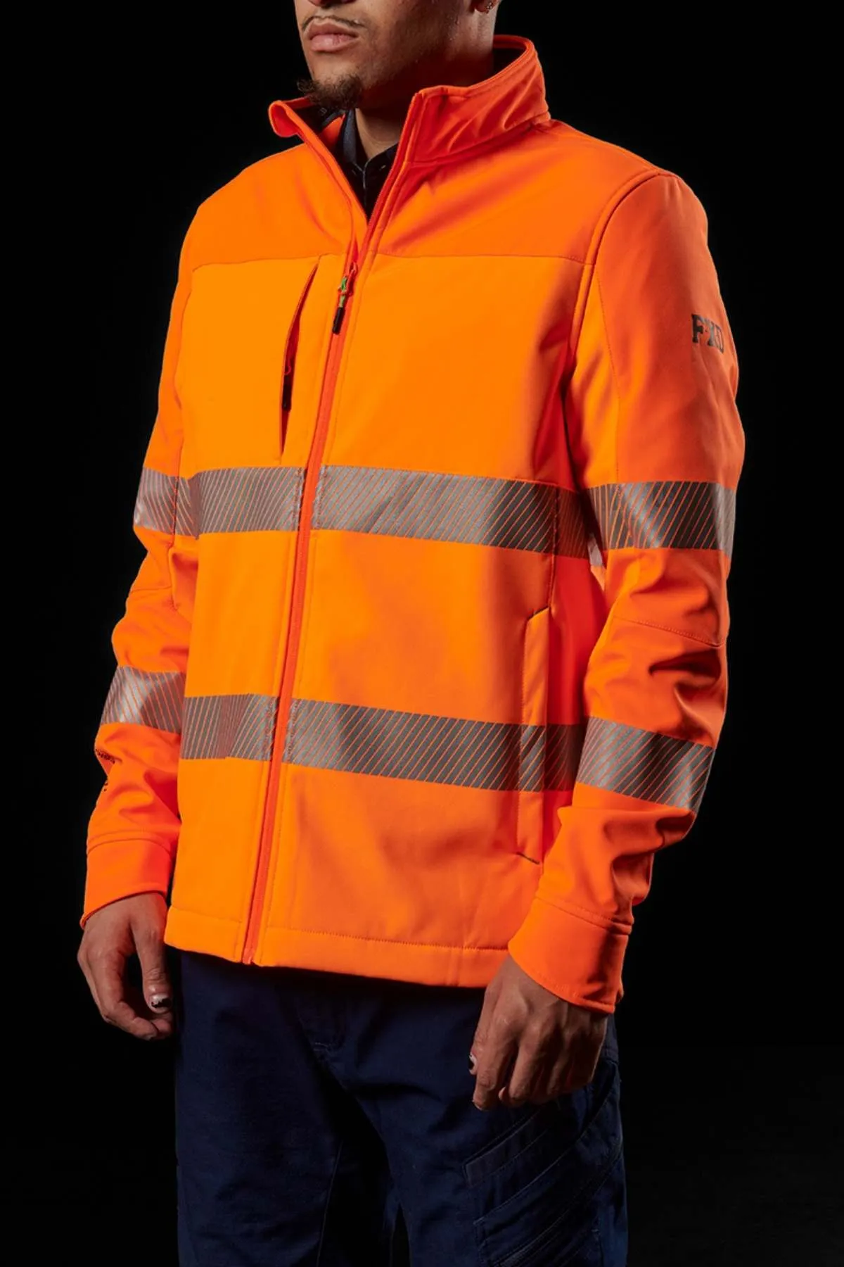 FXD WO-3T Hi Vis Soft Shell Work Jacket