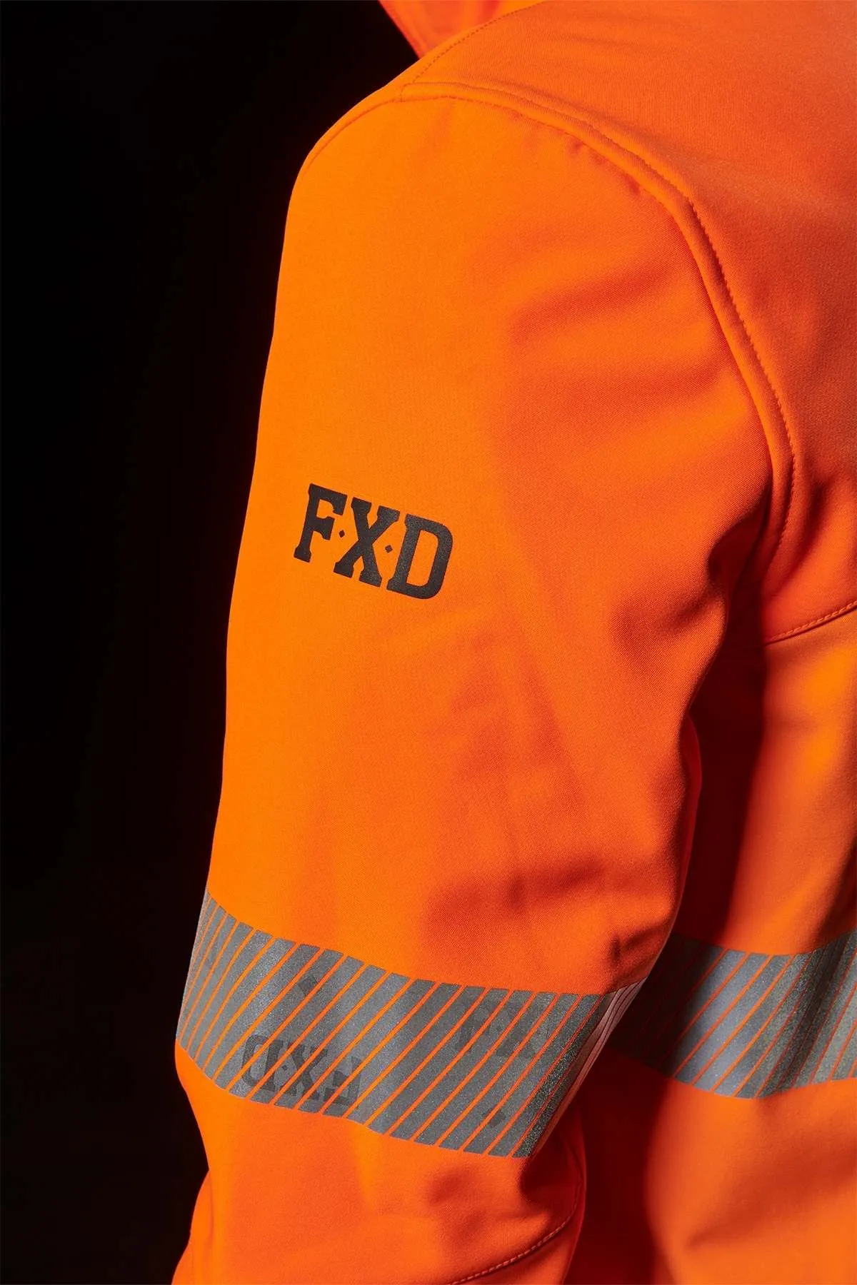 FXD WO-3T Hi Vis Soft Shell Work Jacket