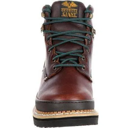 Georgia Men's Giant 6" Steel Toe Work Boot - Brown - G6374