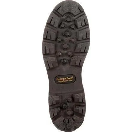 Georgia Men's Homeland Steel Toe Waterproof Wellington Work Boot - Brown - G111
