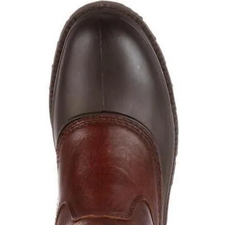 Georgia Men's Muddog Steel Toe Wellington Waterproof Work Boot - Brown - G5655