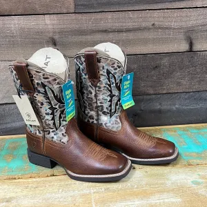 Girls Ariat Ventek Metallic Leopard Boot
