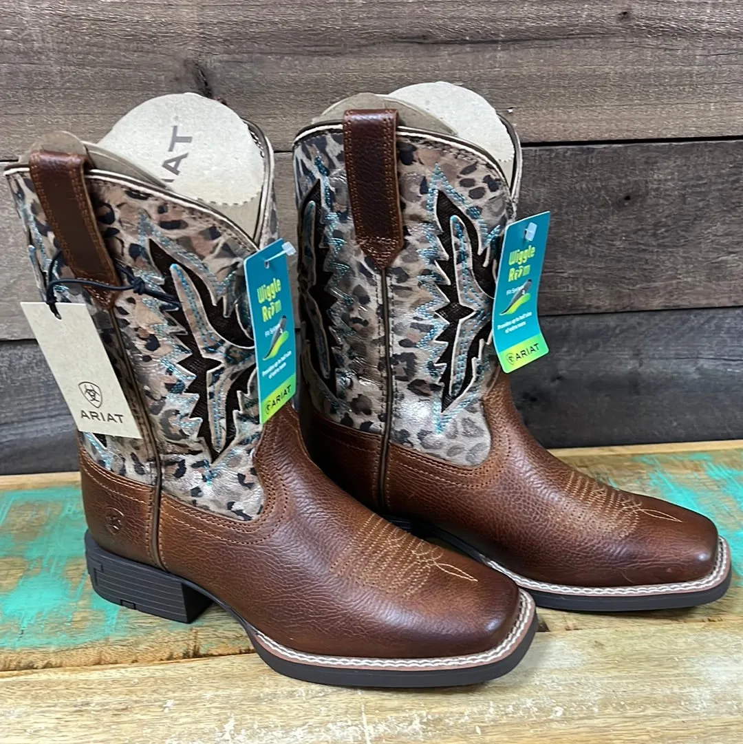 Girls Ariat Ventek Metallic Leopard Boot