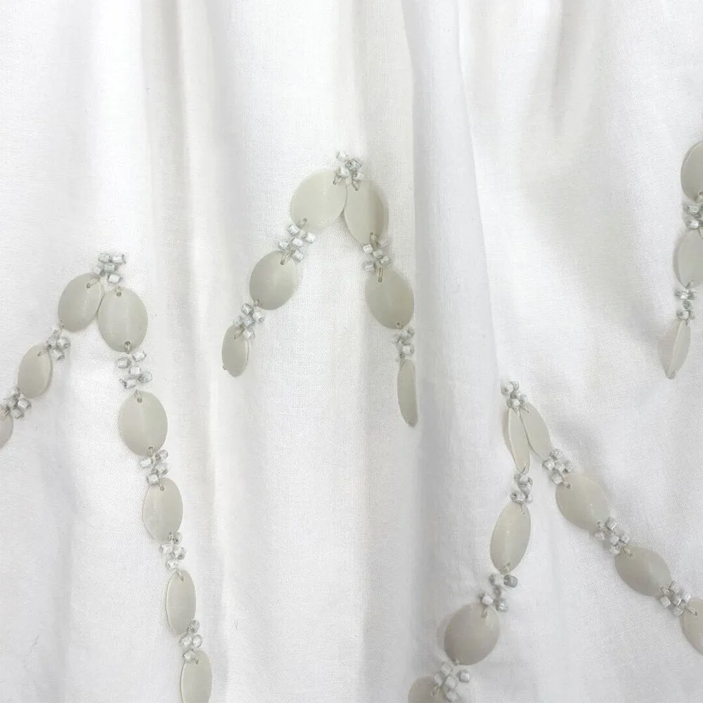 Girls Farah Embroidered Top - Cream