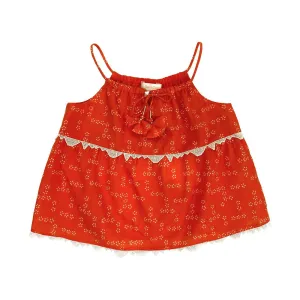 Girls Lara Top - Orange