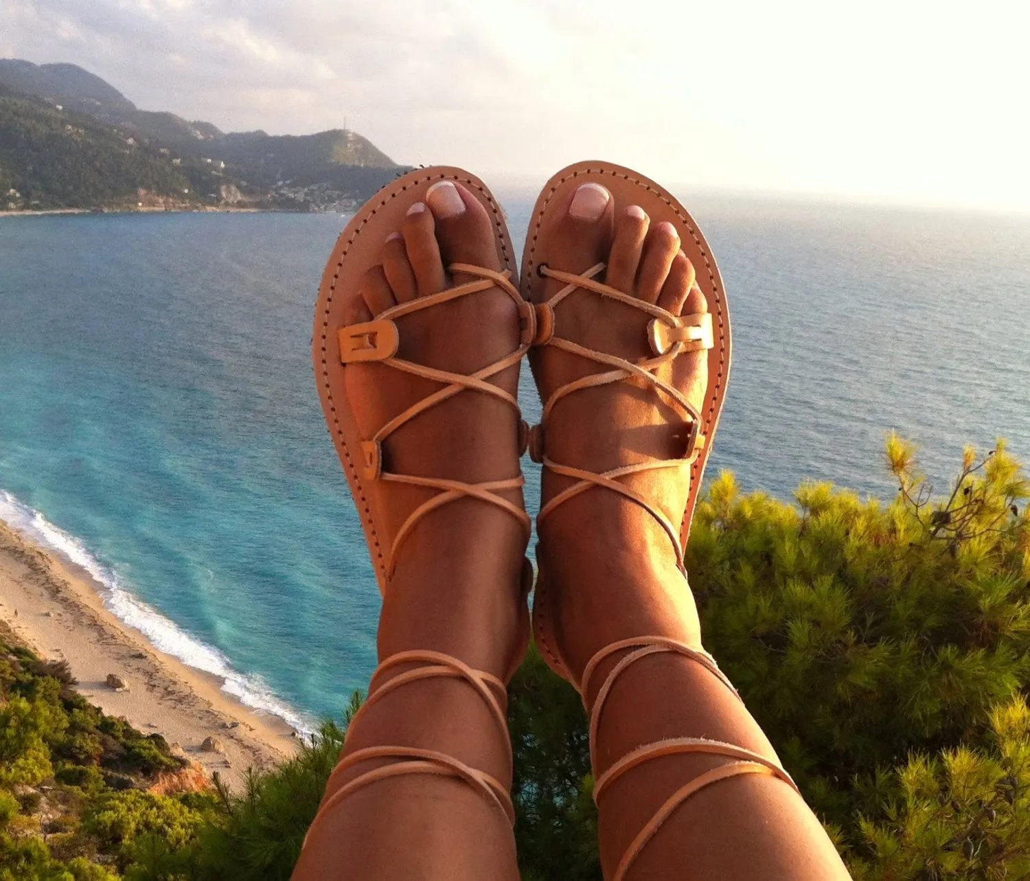 Gladiator leather sandals