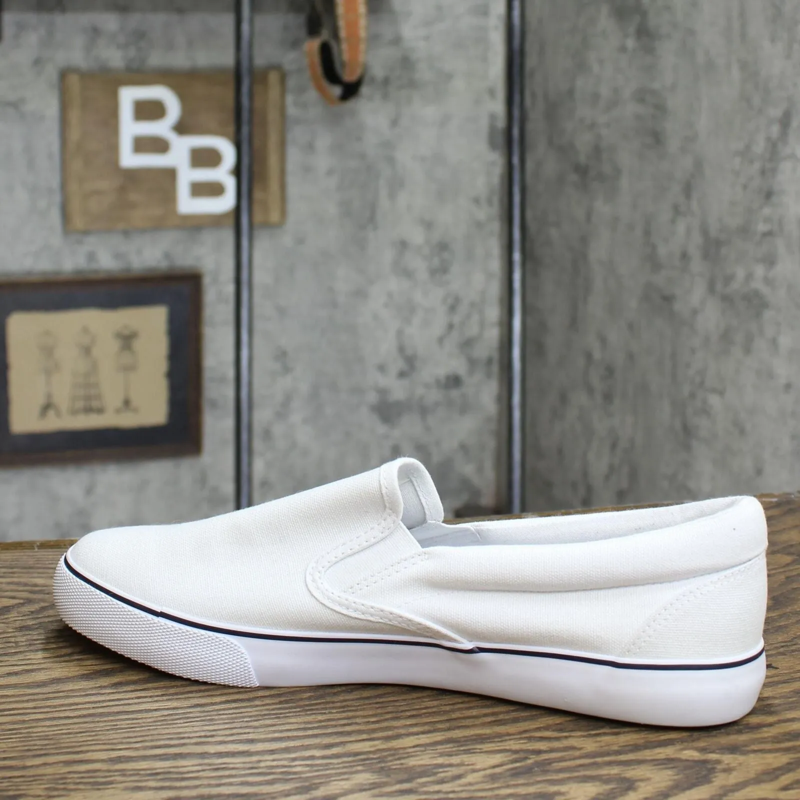 Goodfellow & Co Men's Phillip Twin Gore Sneakers White 10 1/2