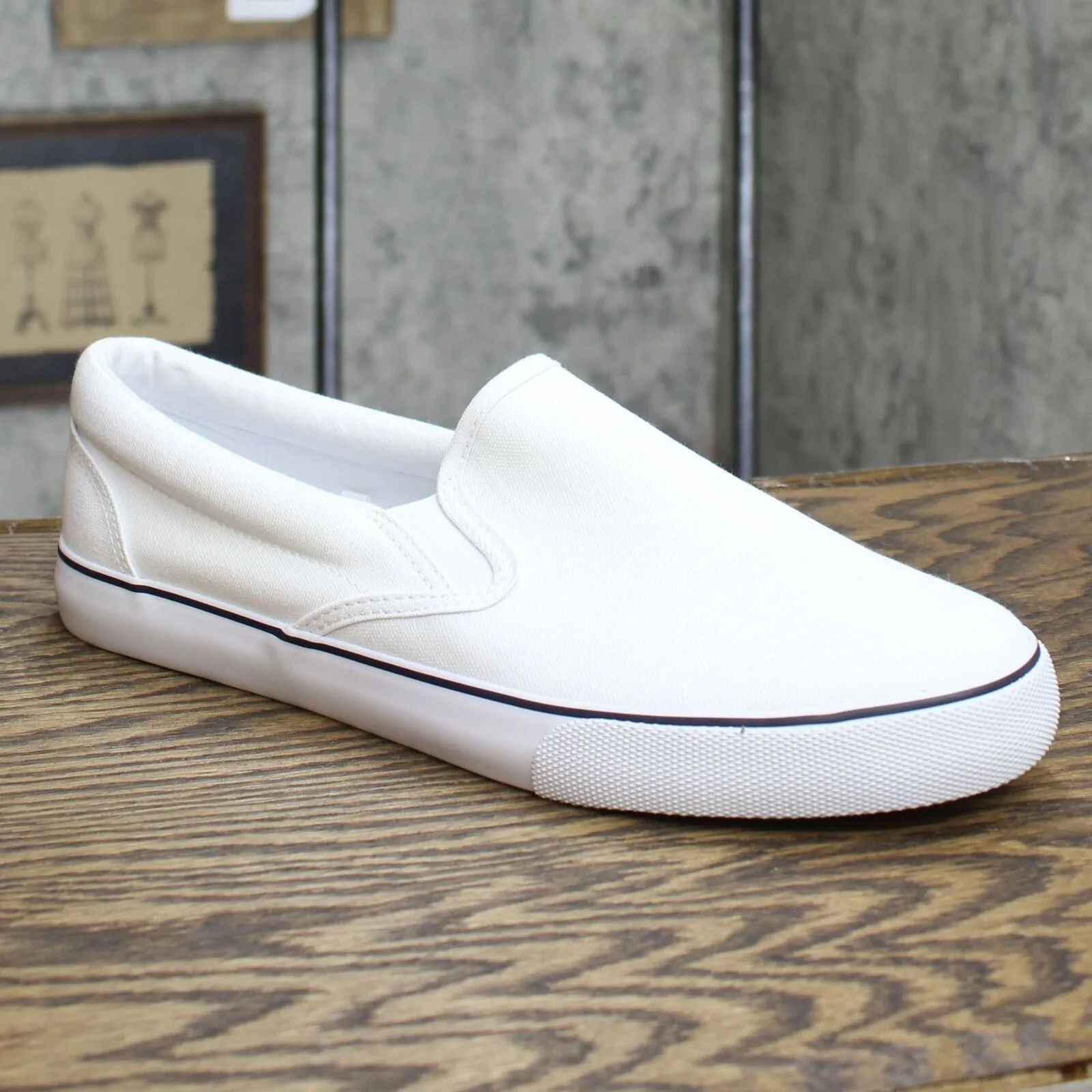 Goodfellow & Co Men's Phillip Twin Gore Sneakers White 10 1/2