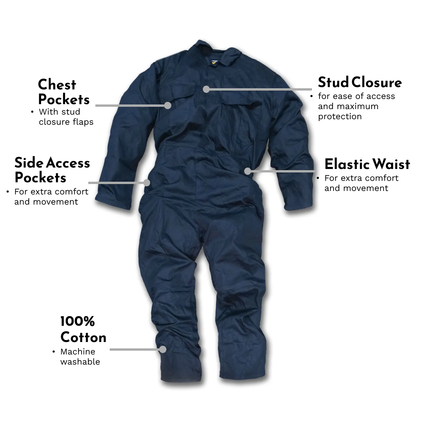GS Workwear Cotton Coverall