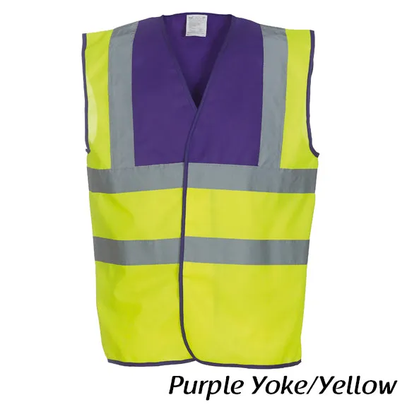 Hi-vis 2-band-and-braces waistcoat, Personalised Gift