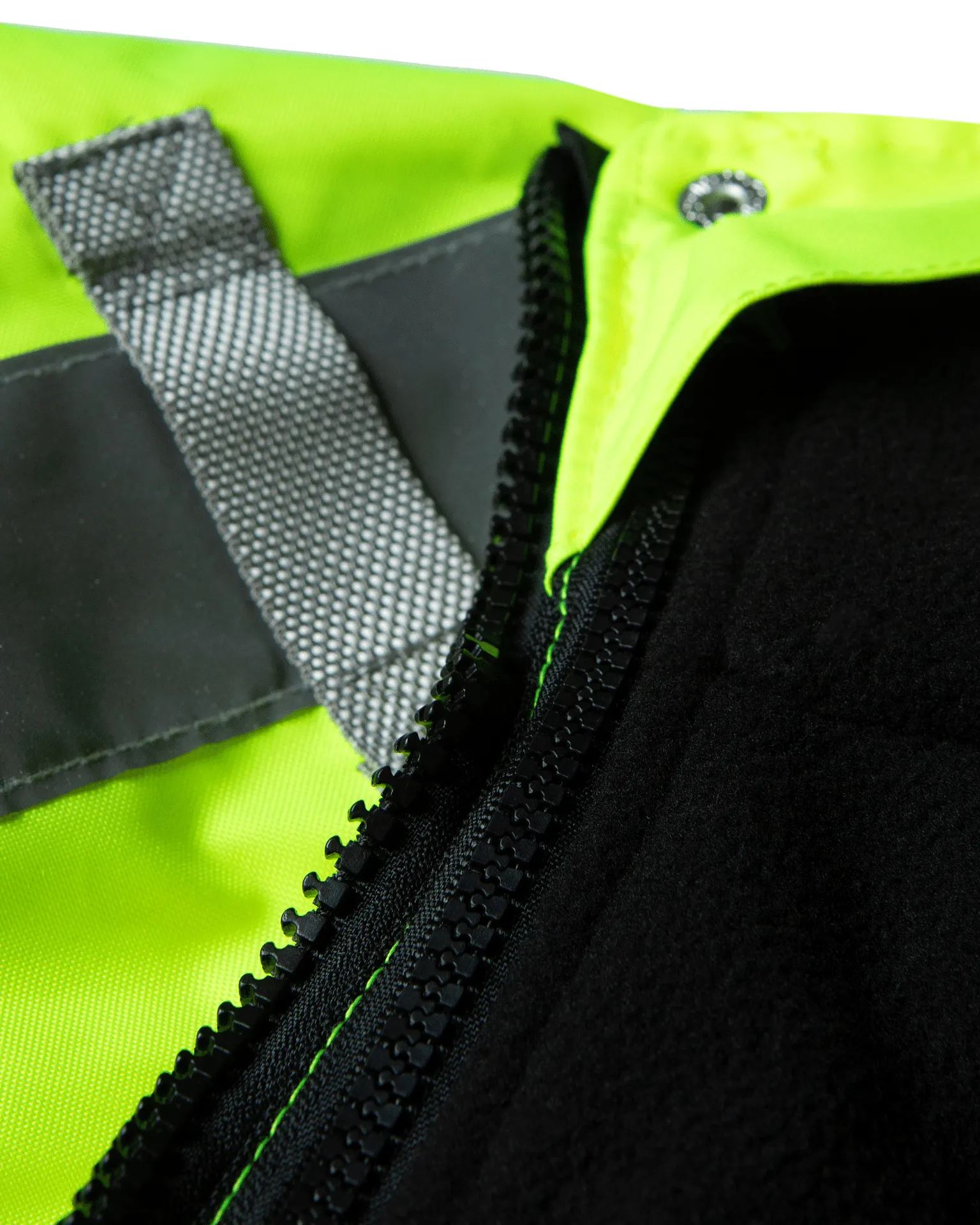 Hi-Vis Bomber Jacket with Removable Fleece & Teflon Fabric Protector - UHV563