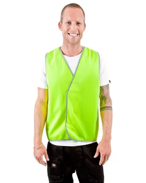 Hi Vis Day Safety Vest - Yellow