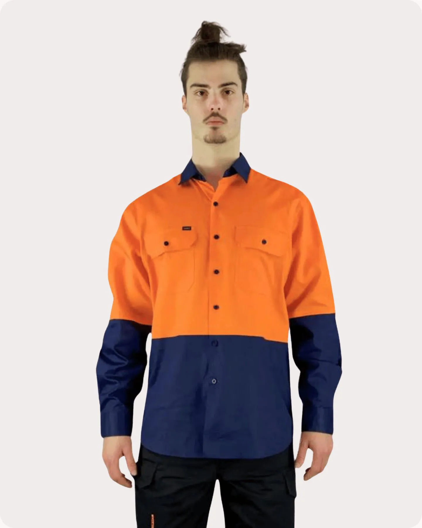 Hi Vis LS Drill Shirt 7LDO