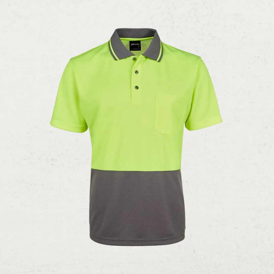Hi Vis Non Cuff Traditional Polo
