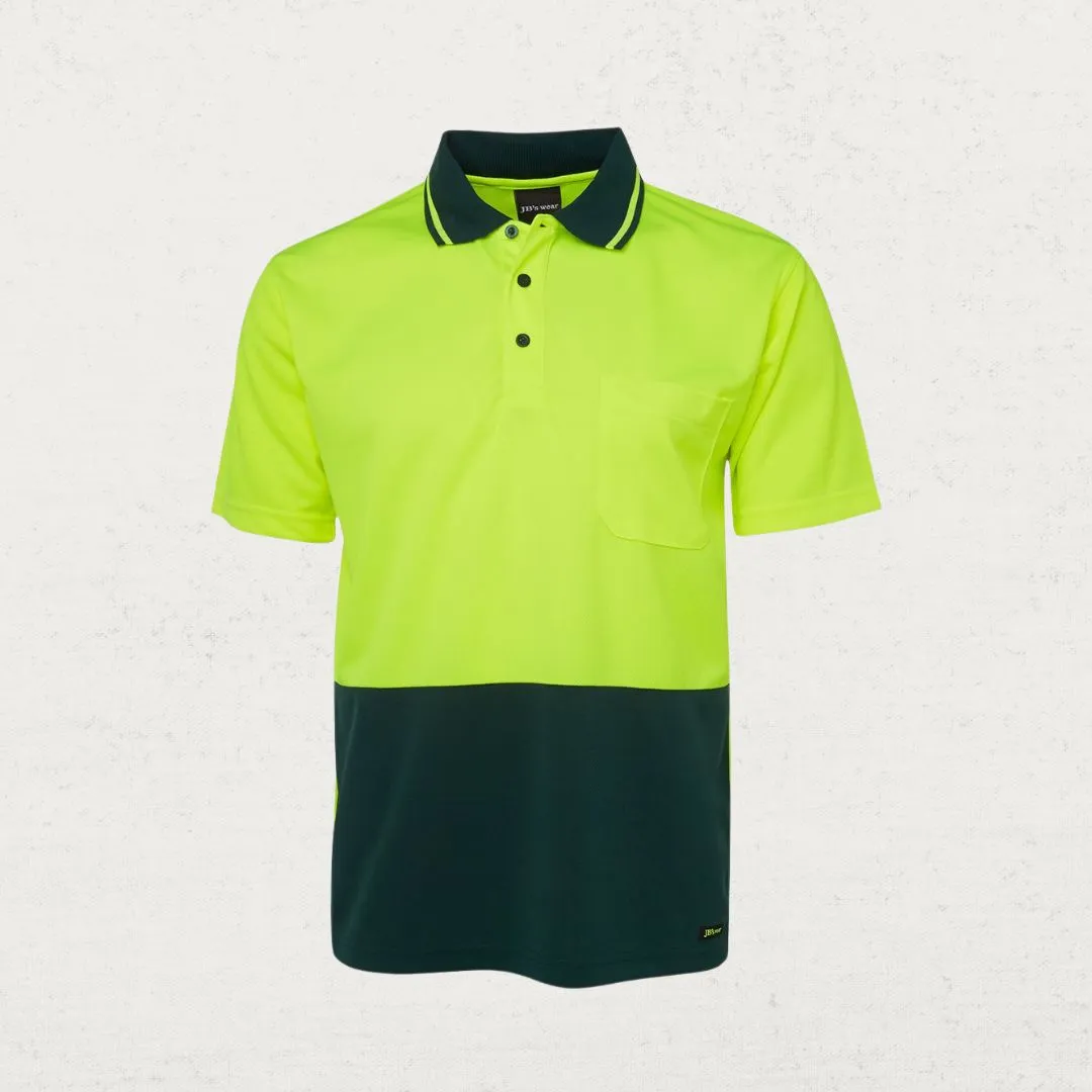 Hi Vis Non Cuff Traditional Polo