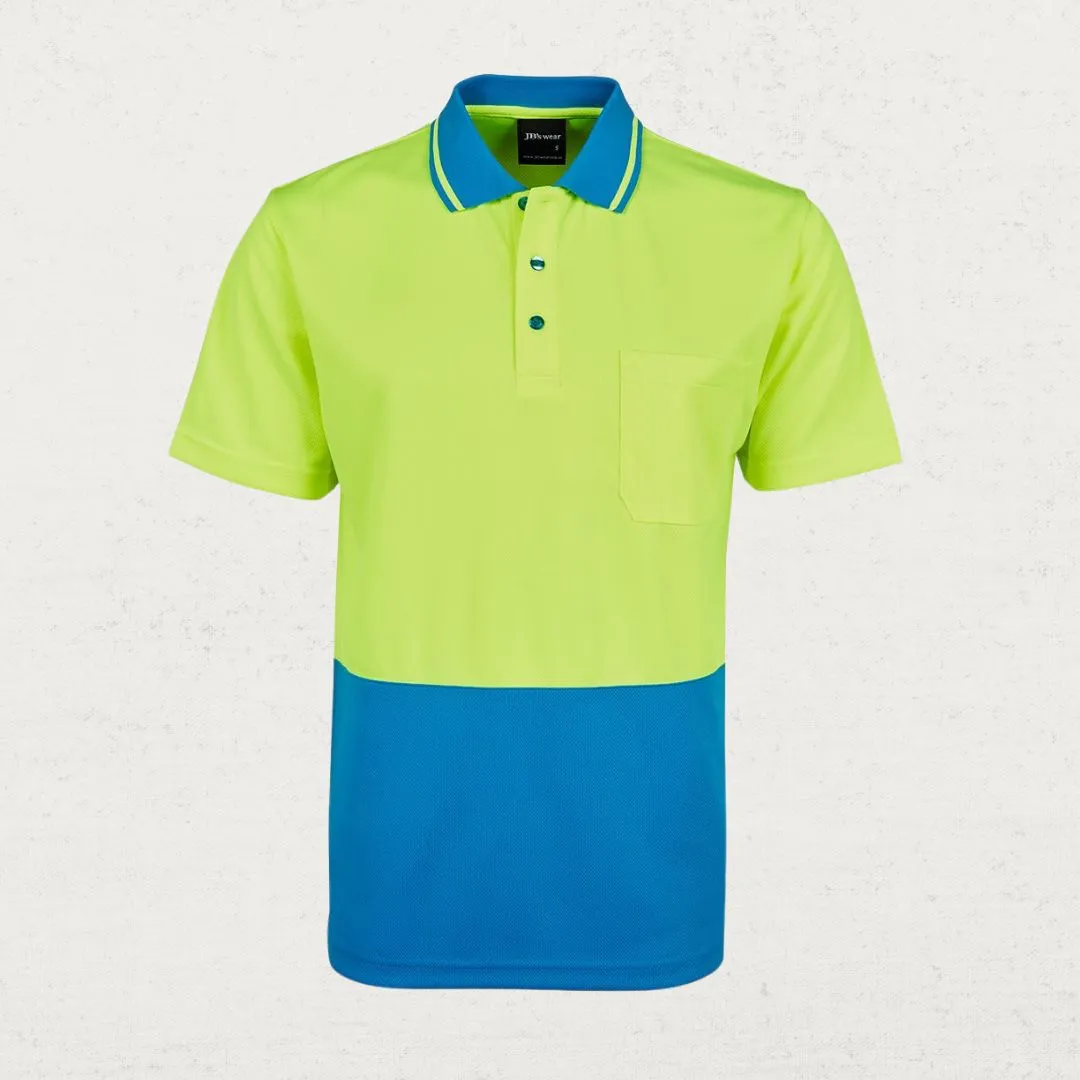 Hi Vis Non Cuff Traditional Polo