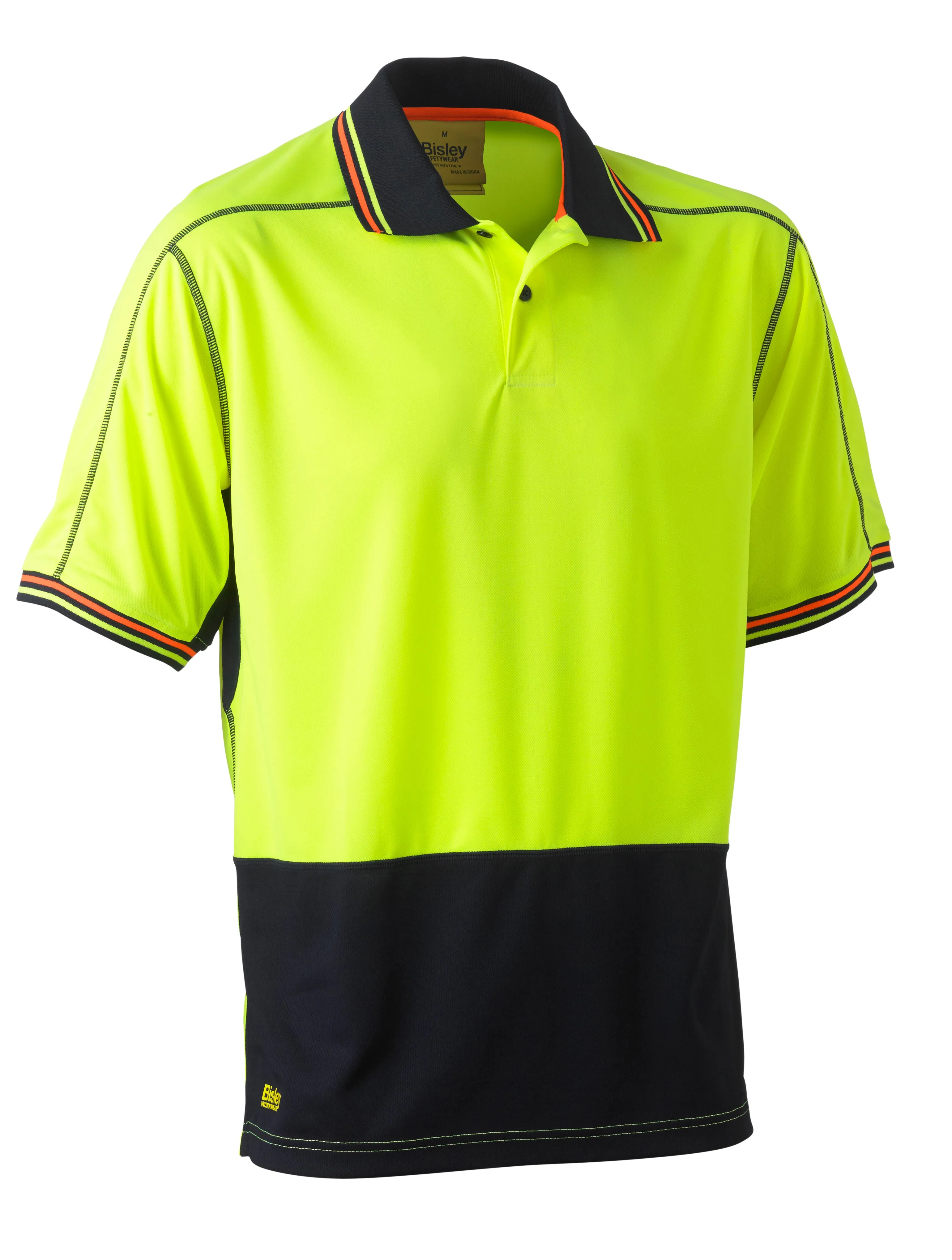 Hi-Vis Polyester Mesh Polo