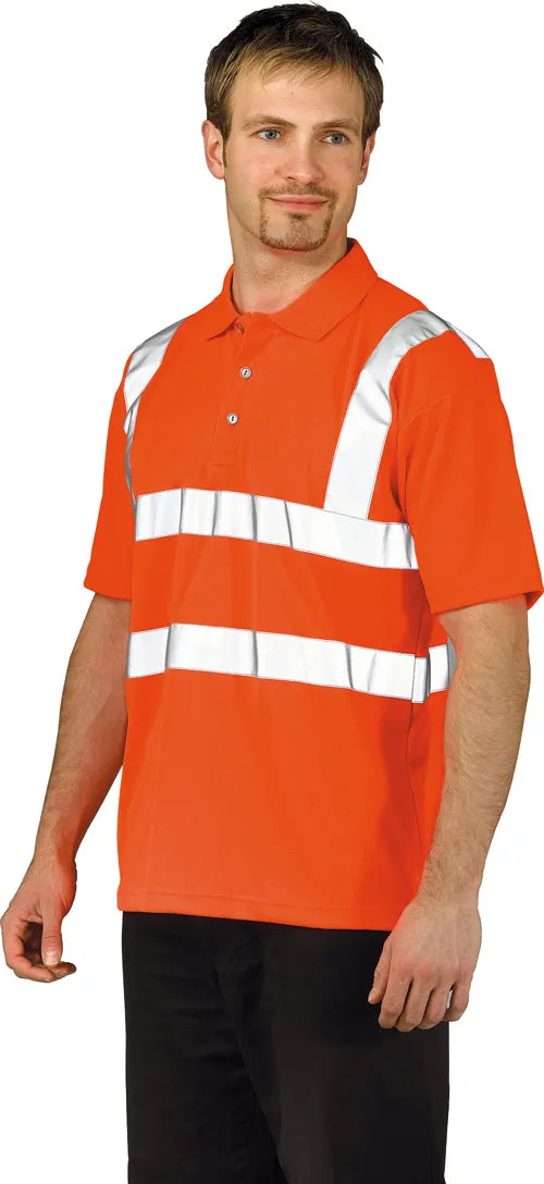 Hi-Vis Short Sleeved Polo RIS (RT22)