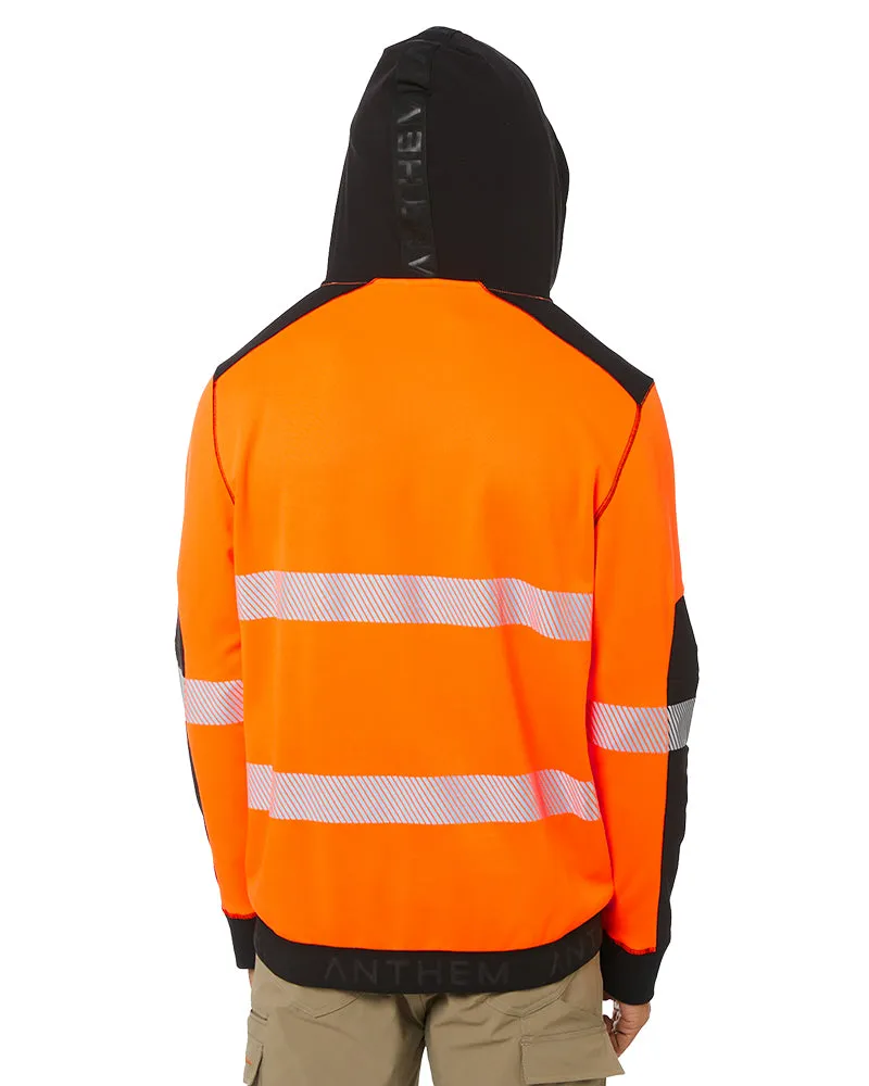 Hi Vis Taped Tech Hoodie - Orange