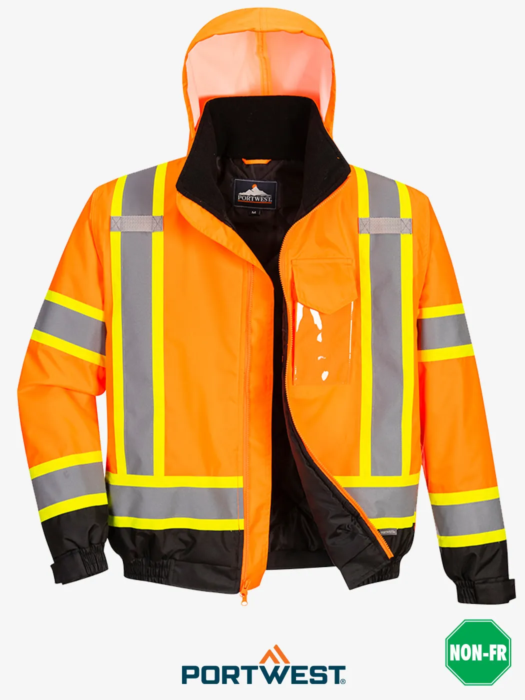 Hi-Vis Winter Bomber Jacket by IFR Workwear – Style CA160
