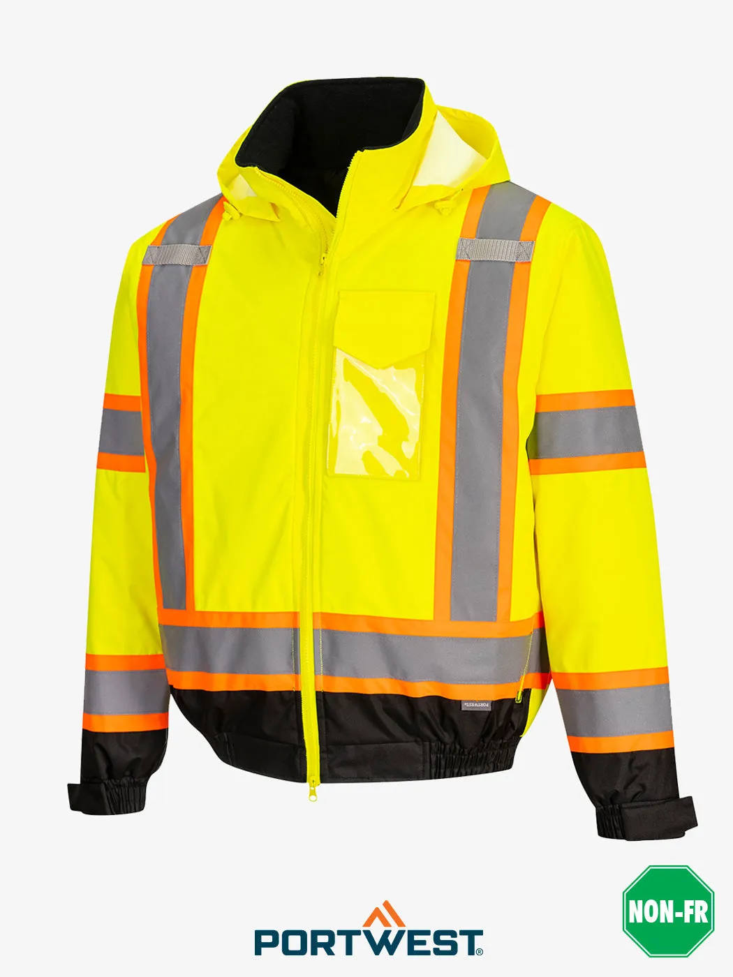 Hi-Vis Winter Bomber Jacket by IFR Workwear – Style CA160