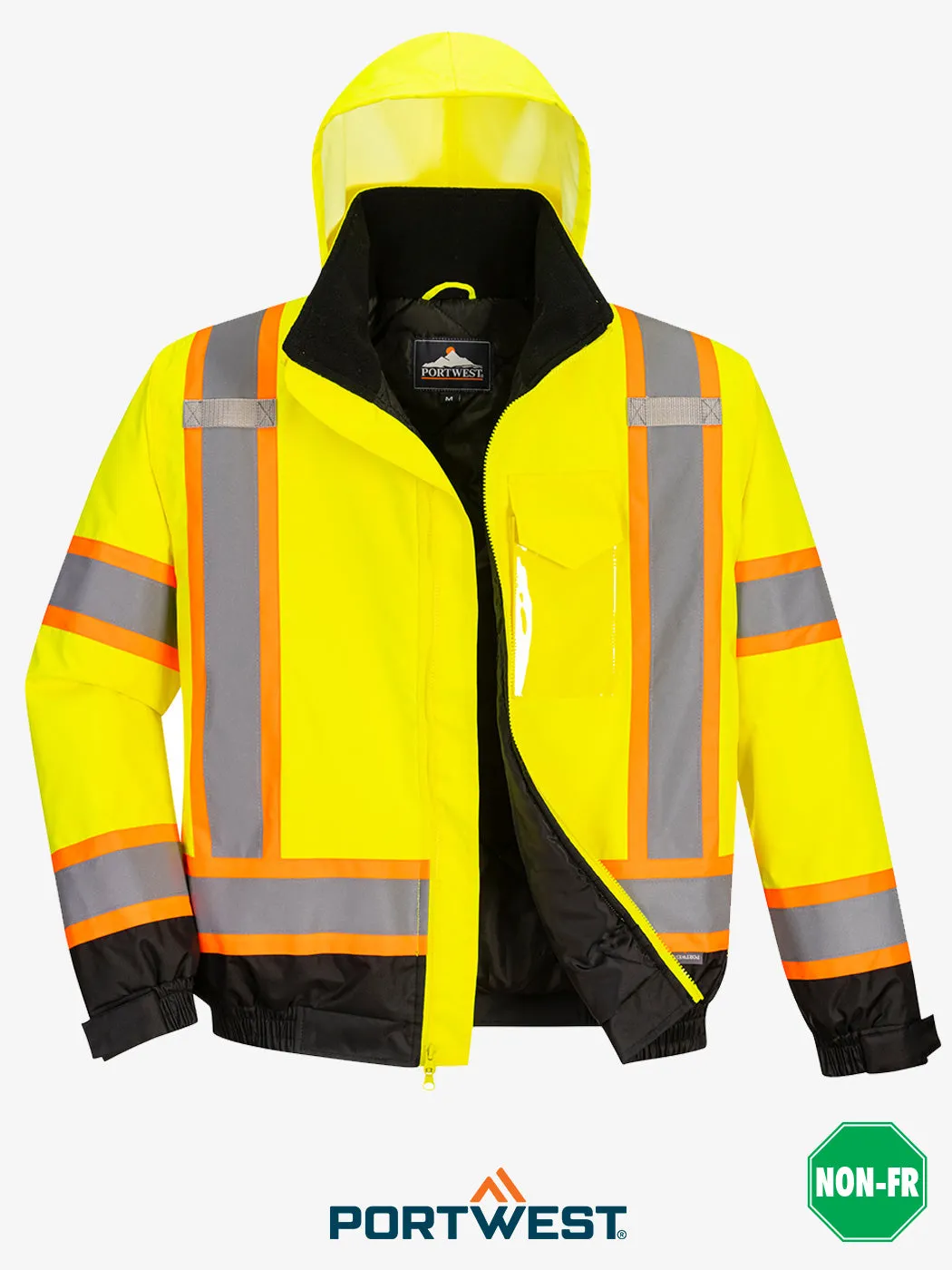Hi-Vis Winter Bomber Jacket by IFR Workwear – Style CA160