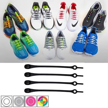HICKIES Original No Tie Elastic Shoelace Unisex/One-size Fits Navy