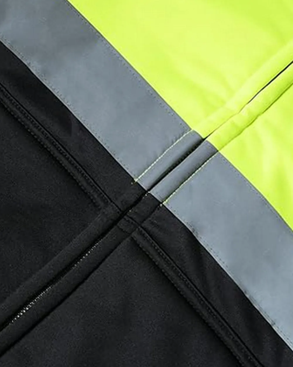 High-Vis Polyamide Hi-Vis Hooded Soft Shell Jacket - UHV425