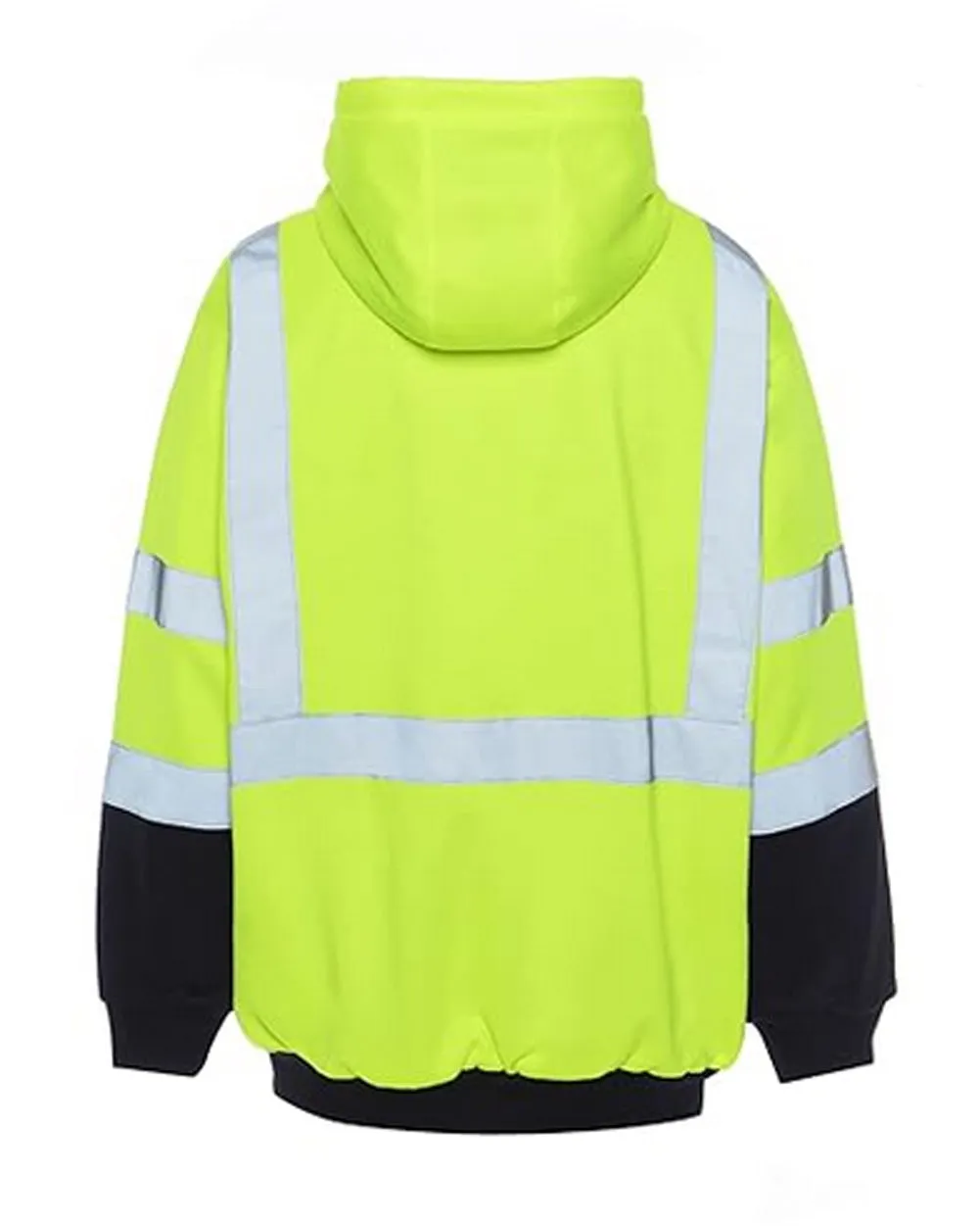 High-Vis Polyamide Hi-Vis Hooded Soft Shell Jacket - UHV425