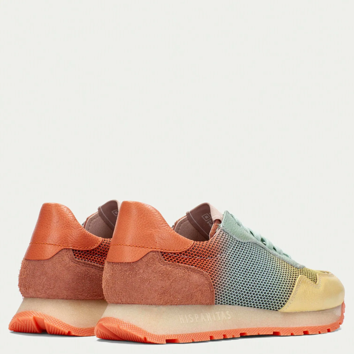 Hispanitas Yellow Leather Sporty Sneakers