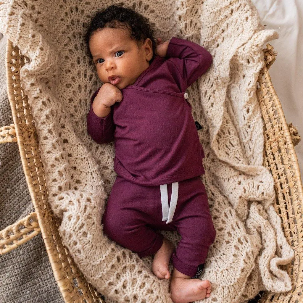 Infant Bamboo Wrap Cardigan