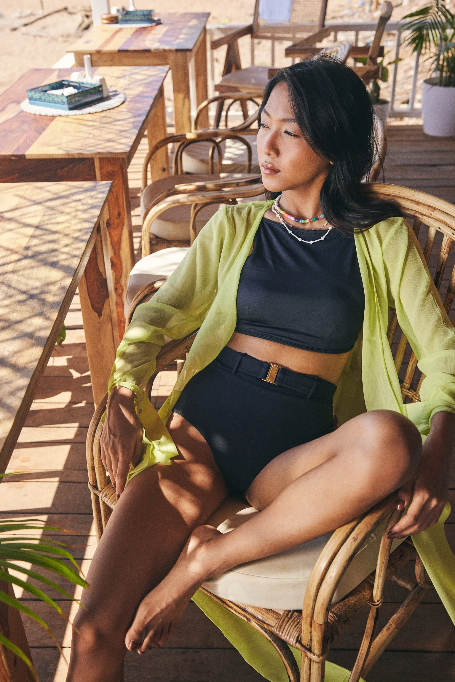 Island Aura Wrap Top