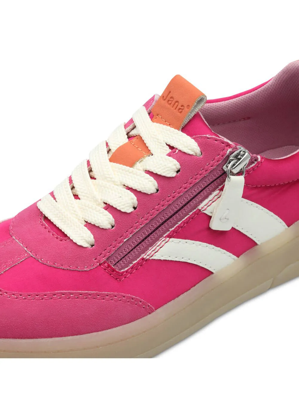 Jana Pia Vegan 70's Sneakers Fuchsia Pink