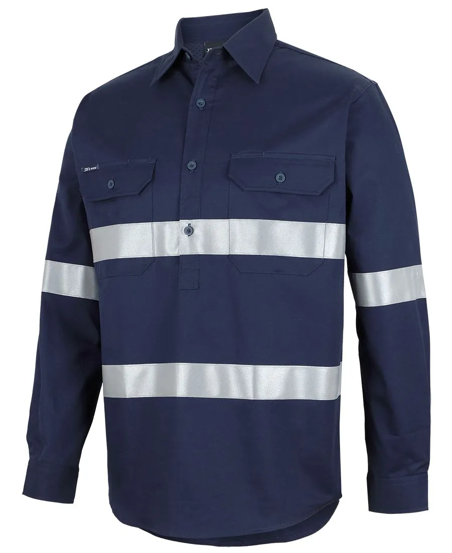 JB's-Close Front L/S 150G W/Shirt Reflective Tape-6HWCT