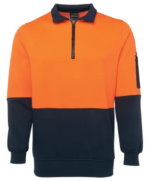 JBs Hi Vis 1/2 Zip Fleecy