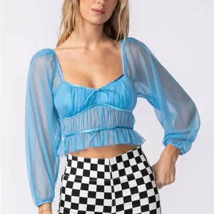 Jocelyn Blue Long Sleeve