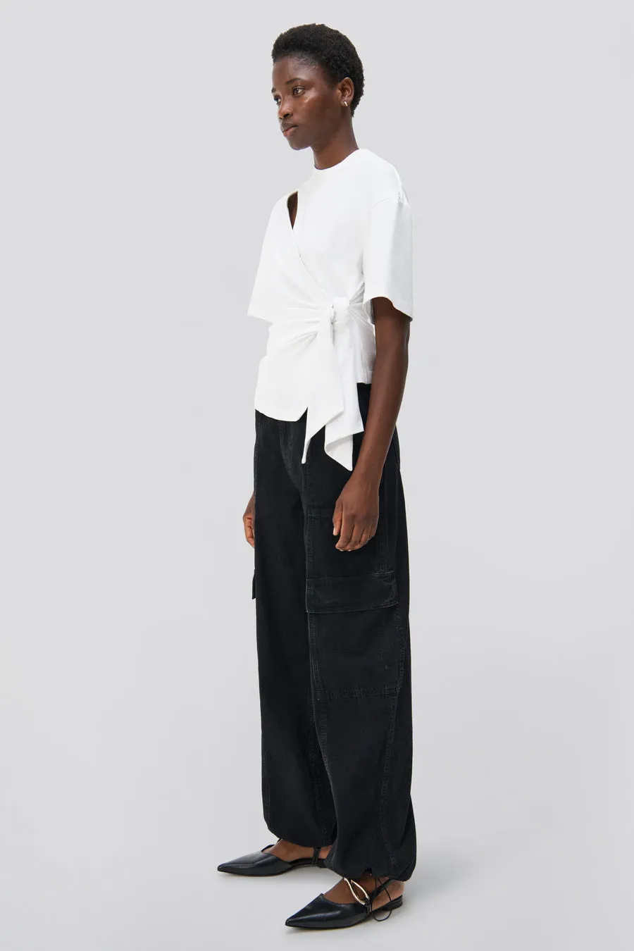 Joline Wrap Tie Tee