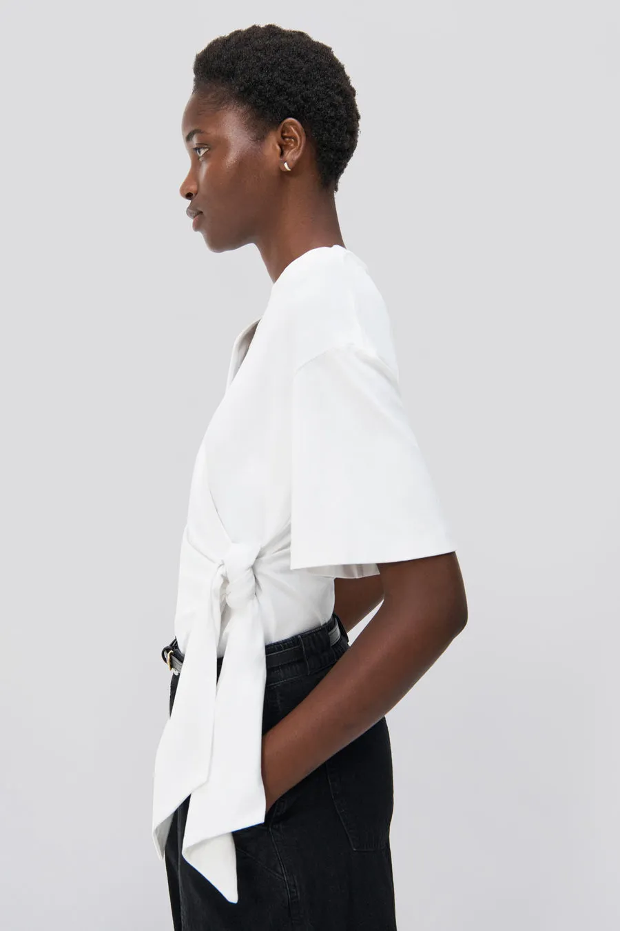 Joline Wrap Tie Tee