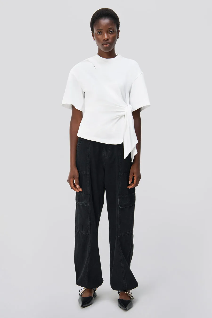 Joline Wrap Tie Tee